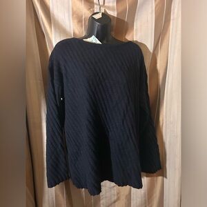 Ann Taylor Sweater size Large NWT Navy Blue